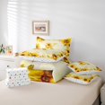 thumbnail image 6 of jejeloiu Personalized Letter X Bedding Comforter Set 7-Piece,Gold Monogrammed Theme King Bedding Sets,Sunflower Floral Flower Bed Sheets For Girl Teens,Ultra Soft Bedroom Decor Reversible, 6 of 8