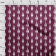 thumbnail image 2 of oneOone Tissu Polyester Lycra Rayé Ikat Imprimé 1 Yard 56 Pouces de Large, 2 of 4