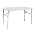 thumbnail image 1 of Table Pliante Polyvalente de 4 Pieds en Résine, Résine Gris Pâle, 1 of 4