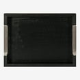 thumbnail image 5 of Kate and Laurel Heller Decorative Wood Tray, Black 12x16, 5 of 8
