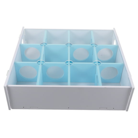 unbranded  Hamster Tunnel Toy Wood Maze Play Rat Ball Cage Accessories Blue