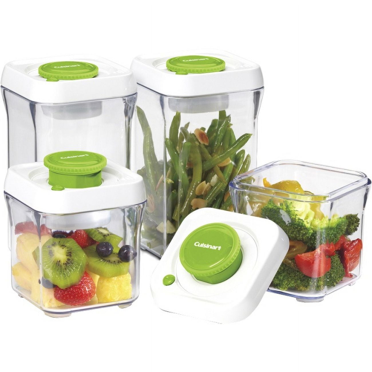 Fresh Edge 6-Piece Vacuum Sealed Food Storage Containers - Bed Bath &  Beyond - 7988332