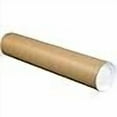 thumbnail image 3 of Tape Logic TLP4020K Tubes d'Expédition avec Bouchons, 4 Pouces x 20 Pouces, Kraft (Lot de 15), 3 of 4