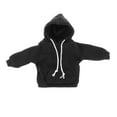 thumbnail image 2 of Kokiya 1/12 Male Figure Clothes Fashion Casual Handmade Men's Jogging Tracksuit Set for Black Hoodies Top, 2 of 9