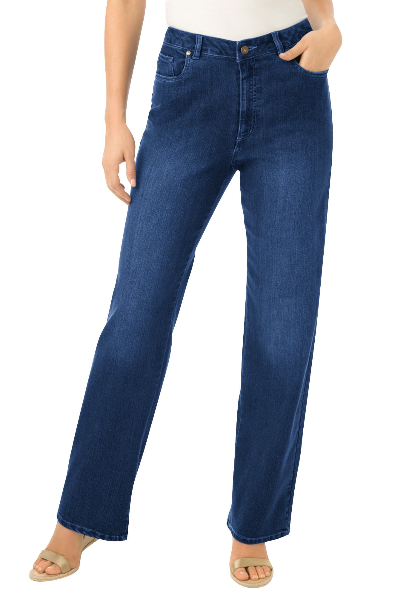 walmart plus size stretch jeans