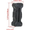 thumbnail image 7 of Rear Tailgate Rubber Latch Bumper Mounted Black Replacement for 1994-2004 S10 Sonoma 15726082, 7 of 7