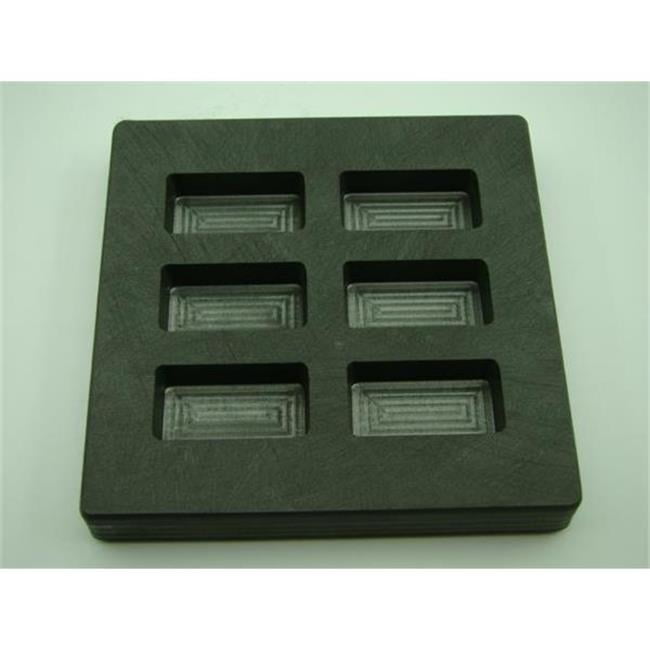 Make Your Own Gold Bars 1oz X 6 Mold 1 oz x 6 High Density Graphite