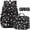 Black, variant on AoDai School Backpacks for Teens 3PCS Set Middle School Bookbag Students Lightweight Durable Casual Outdoor Daypack College