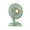 Green, variant on Vintage Metal Desk Fan Retro Table Fan Rechargeable, Oscillating USB Battery Operated Fan, Small Quiet Bedroom Fan for Home Office Dorm