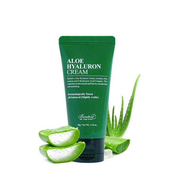 Crema Facial Benton Aloe Hialurón Hidratante Calmante para Piel Sensible