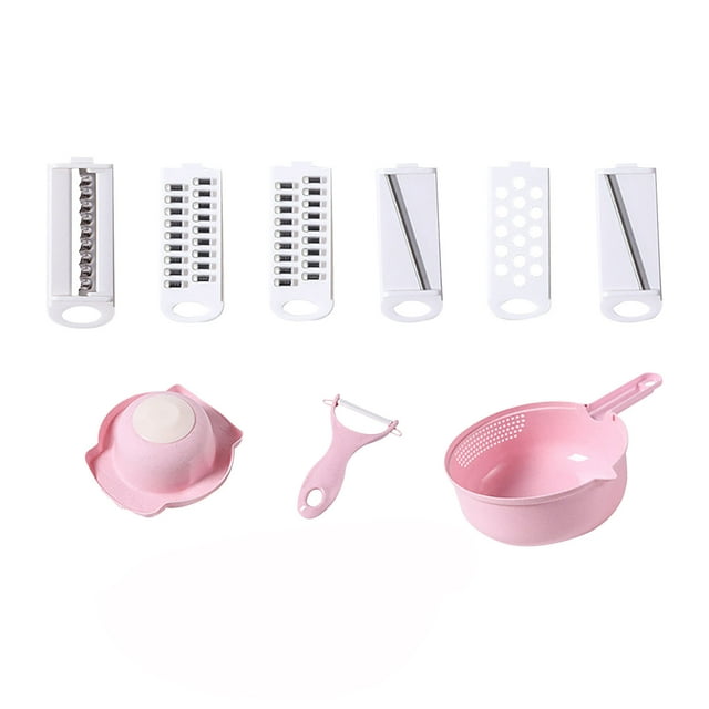 Stainless Steel Vegetable Cutter Vegetable Slicers Cutter - Cheese Grater Multi-Function Vegetable 12 Piece Set Cheese Grater Stainless Steel Cheese Slicer Stainless Steel