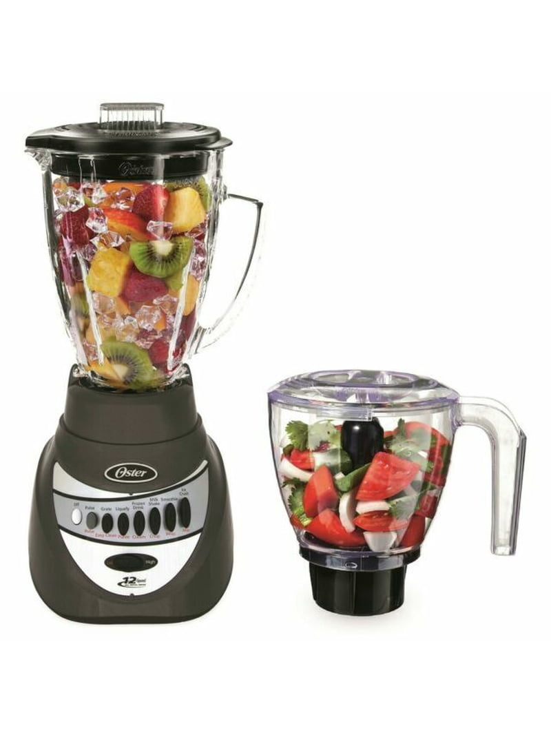 キッチン家電 Oster 2-in-1 System with Food Chopper Oster 2-in-1 System 700W 12-Speed Blender with Chopper - Walmart.com