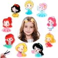 thumbnail image 1 of (10 piezas)Pinzas para el pelo para niñas, pinzas para el pelo de princesa, pasadores a presión, accesorios para el pelo, pinzas de princesa, regalo de cumpleaños para niñas, horquillas, 1 of 5