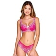 thumbnail image 2 of Bra balconette Push Up Ilusión 7212 fucsia oscuro 36B, 2 of 3