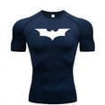 thumbnail image 5 of Bat Printed Men's Tight T-Shirt Running Compression Compression T Shirt Gym Fitness Jogging Short Sleeve Male Casual Shirt Tops, 5 of 10