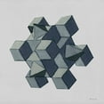 thumbnail image 2 of Stellar Design Studio 12x12 Black Ornate Wood Framed with Double Matting Museum Art Print Titled - Geo 4, 2 of 4