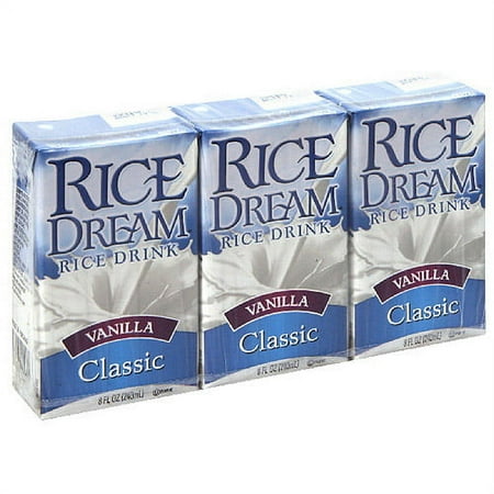 Rice Dream Vanilla Classic Rice Drink, 8 oz (Pack of 9)
