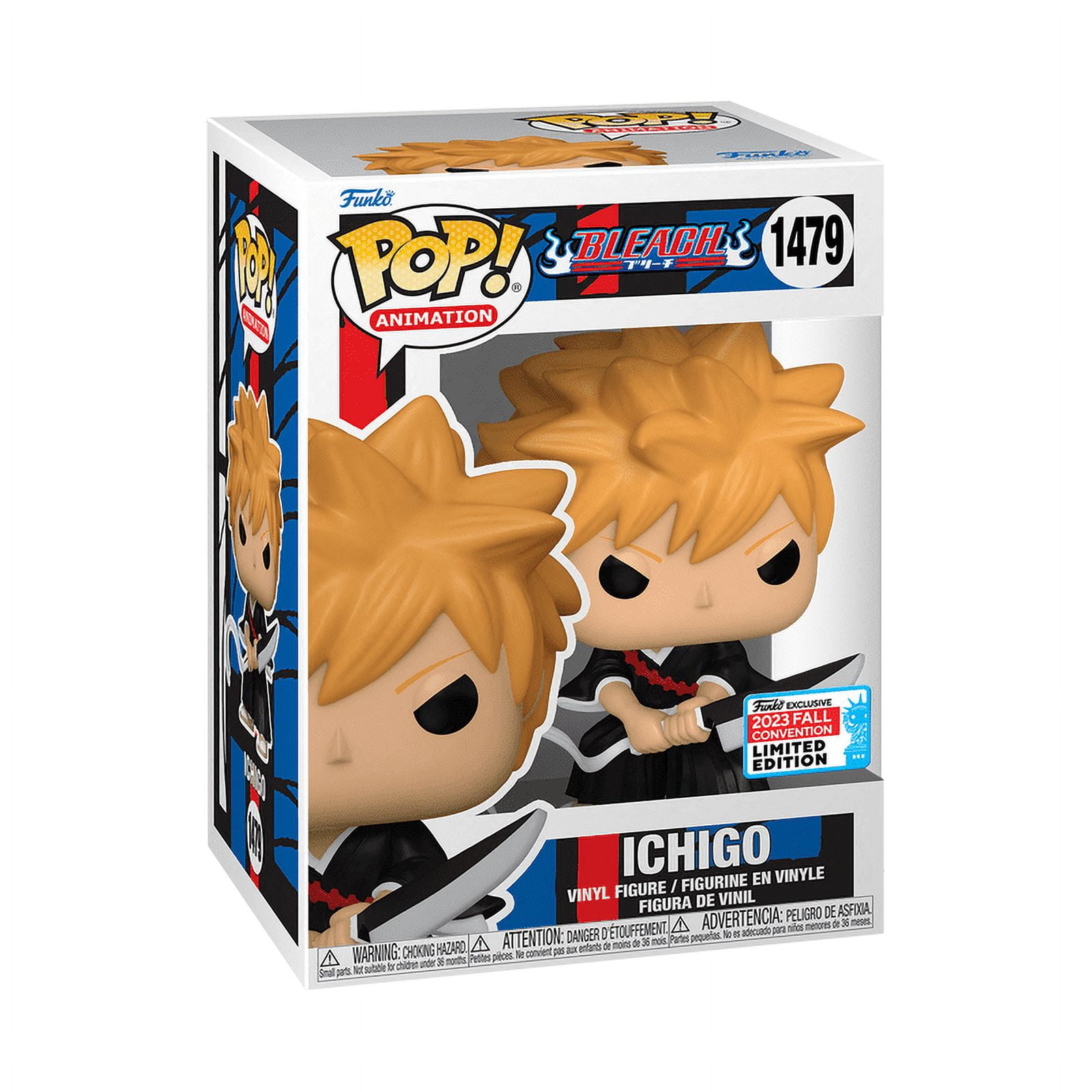 Funko Pop! Anime: Bleach, #1479 Ichigo, NY Comic Con 2023 Funko Pop! Anime: Bleach, #1479 Ichigo, NY Comic Con 2023