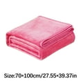 70x100cm Soft Cozy Fleece Blanket Luxury Throw Blanket for Couch Sofa