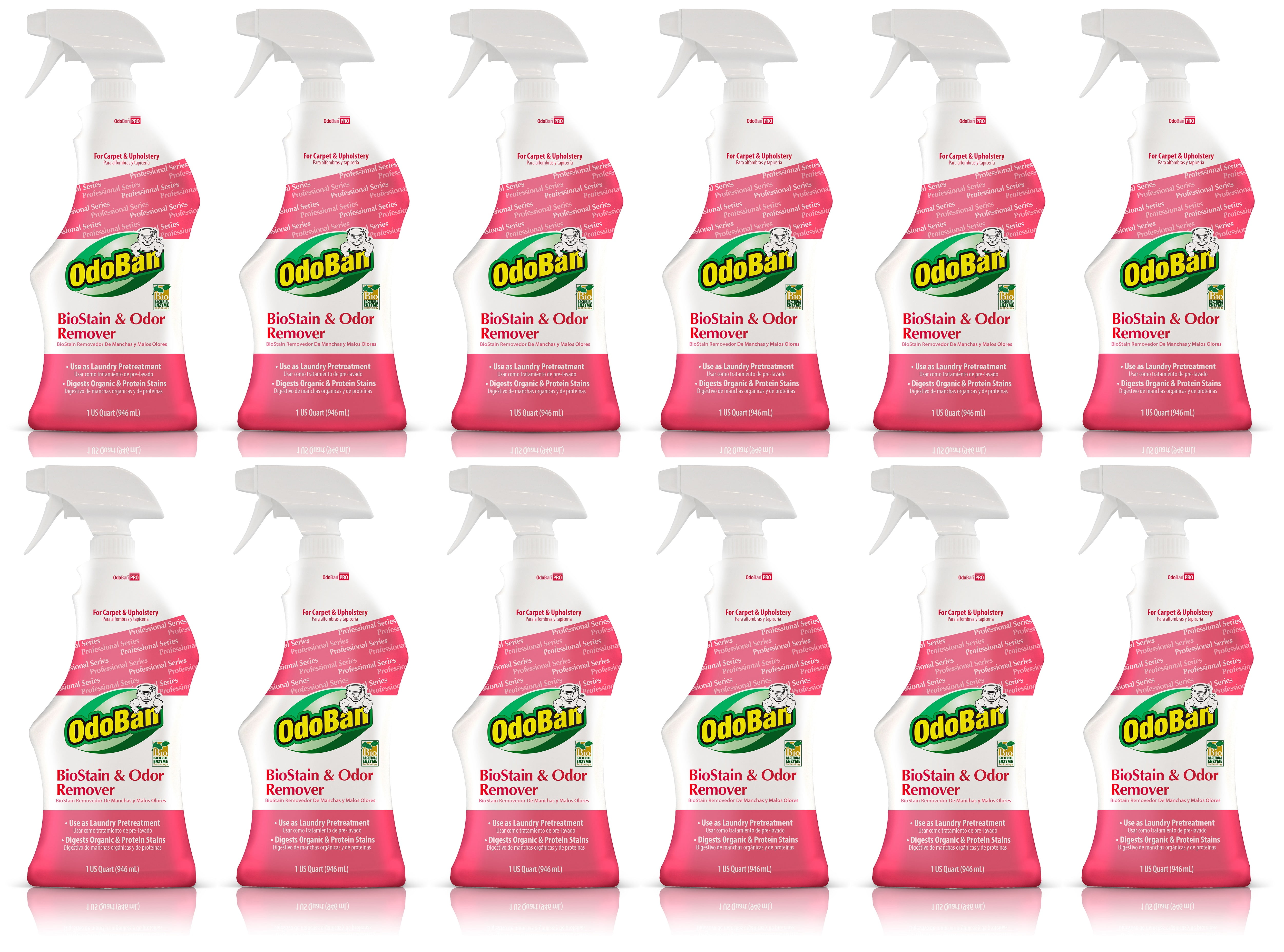 OdoBan Professional Cleaning BioStain and Odor Remover for Carpet and