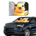 thumbnail image 4 of Windshield Sun Shade Foldable Car Front Window Sunshade For Car Suv Trucks Vans - Best Heat Shield Blocker Visor Cover Blocks Uv Rays And Keeps Your Vehicle Cool-Small, 4 of 5