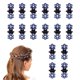 thumbnail image 1 of Pinzas para el cabello, 16PCS mini pinza para el cabello con diamantes de imitación de flores, pinza para el cabello brillante Bling Bling pequeña pinza para la mandíbula, para mujeres y niñas Vhermosa 223243-1, 1 of 6