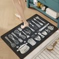 thumbnail image 7 of Diatom Mud Kitchen Mats for Floor, Waterproof Non-Skid Stain Resistant Kitchen Rugs, 23.6x35.4in Comfort Standing Mats for Home Kitchen Laundry Room Hallway Home Decoration, 7 of 7