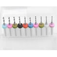 thumbnail image 5 of Juego de brocas para PCB de 20 piezas, metal duro, acero de tungsteno, microtaladro, vástago de 0,10 mm-1,0 mm y 1,1 mm-2,0 mm (1 pieza cada uno), 5 of 5