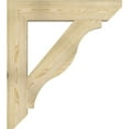 thumbnail image 3 of Ekena Millwork 6"W x 34"D x 38"H Funston Slat Rough Sawn Bracket, Douglas Fir, 3 of 4