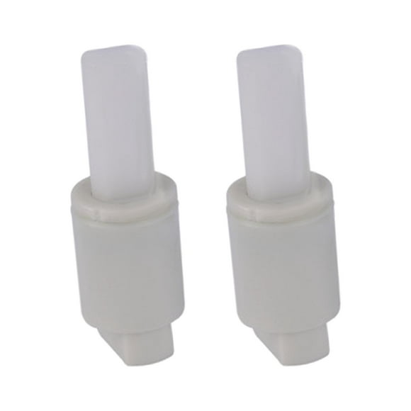2 amortiguadores para tapa de inodoro, piezas de conexión para tapa de inodoro universales. En sentido anti-horario