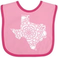 thumbnail image 3 of Inktastic Texas Silhouette Mandala Boys or Girls Baby Bib, 3 of 4