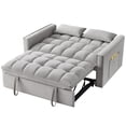 thumbnail image 6 of Easy-to-Assemble Loveseat Sofa Bed with Wheels | Ideal for Small Homes, Allows Quick Conversion to Bed, 6 of 6