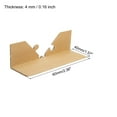 thumbnail image 2 of Adjustable Cardboard Corner Protector Package Frame Protectors 100x60mm Thick 4mm 100 Pack, 2 of 5