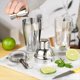 thumbnail image 4 of Juego de Coctelera, Colador, Mortero, Medidor, Cuchara Mezcladora, Vertedor, Kit de Barman, Juego de Barra de Acero Inoxidable., 4 of 5