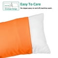 thumbnail image 3 of NTBAY 6 Pack 100% Brushed Microfiber King Pillowcases, 1800 Super Soft and Cozy, Wrinkle, Fade, Stain Resistant with Envelope Closure Bed Pillow Cases, 20"x36", Orange, 3 of 5