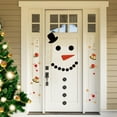 thumbnail image 1 of Christmas Snowman Refrigerator Sticker Set Cute Snowman Fridge Stickers Decoration for Fridge Wall Door Party Supplies Home Decoration, 1 of 6
