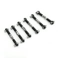 thumbnail image 3 of Tie Rod Set, Adjustable Servo Links Tie Rod 47mm Accessories Servos Link, Servo Links Tie Rod Set RC Car Accessories For RC Car 1/10 Buggy Tourning Car Black, 3 of 8