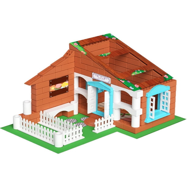 Building House Toys DIY Villa Block para niños de 4 a 16 años (Sunshine Garden 213 piezas)