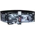 thumbnail image 2 of Mrx Power Lifting Leather Belt with Double Prong Steel Buckle Heavy Duty Camo Grey Medium, 2 of 5
