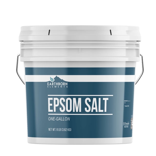 Epsom Salt Earthborn Elements, balde de 1 galón, sulfato de magnesio