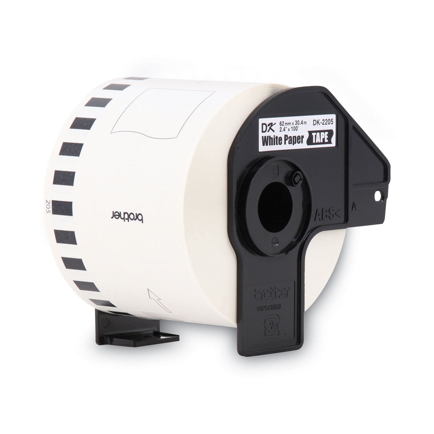 Brother Genuine DK-2205 Continuous Paper Label Roll, Cut-to-Length