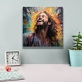 thumbnail image 4 of Epic Graffiti 'Jesus - Rapture In Rain And Radiance'  by Ivan Guaderrama Canvas Wall Art, 12" x 12", 4 of 8