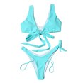 thumbnail image 4 of WREESH Summer Swimsuit Female Two-Piece Bikini Concise Swimsuit, 4 of 7