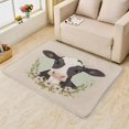 thumbnail image 1 of Cute Cow Printed Bedroom Rug,5x6 Area Rugs, Cartoon Cow Carpet Decorations, Cow Animal Kids Rugs for Living Room, Non-Slip Padded Washable Low Pile Cozy Easy Clean Pet Friendly Rugs 17&-147, 1 of 7