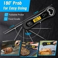 thumbnail image 5 of Meat Thermometer Digital, Instant Read Meat Thermometer for Grill and Cooking, with Bottle Opener, Backlight & Calibration Food Thermometer, Kitchen Gadgets for BBQ, Turkey, Candy, Liquids, 5 of 7