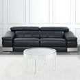 thumbnail image 5 of HomeRoots  18 x 32 x 32 in. Silver & Clear Glass & Manufactured Wood Round Mirrored Coffee Table, 5 of 5
