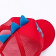 thumbnail image 4 of Beugl Visor Hats Clearance, Kids Baby Boys Girls Dinosaur Embroidered Cap Fashion Baseball Cap Peaked Hat Baseball Cap Women Sun Hats for Women Red One Size, 4 of 4
