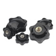 thumbnail image 5 of 10 Pcs M5/m6/m8/m10 Female Thread Hex Shaped Head Clamping Screw Knob Wing Nut, 5 of 5