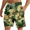 thumbnail image 2 of Dovford Men's Swim Trunks Board Shorts Mens Swim Trunk Camo Print Quick Dry Swimwear Pants with Mesh Lining, 2 of 4
