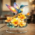 thumbnail image 5 of Gmogad Colorful Acrylic Flying Birds Ornament - Stereoscopic Tabletop Home Decoration, Modern Office Desk Decor & Bookshelf Display Piece, 5 of 7